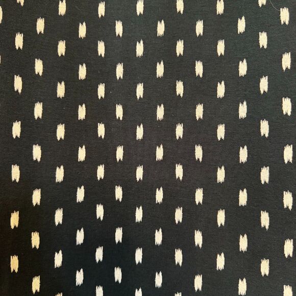 J. Jill Wearever Black and White Knee Length  Pleated Dress Size Medium - Picture 6 of 7